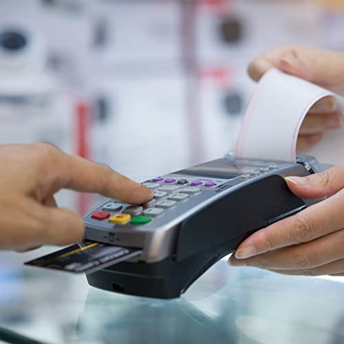 LabelMore 2-1/4" X 85' Thermal Receipt Paper, Credit Card Paper Rolls Thermal, Cash Register Roll, Premium Pos Printer Paper (200 Rolls)