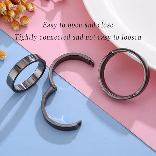 Binder Rings, 20Pcs Ring Binders, DIY Book Index Card Rings, Multifunctional Loose Leaf for Suitable for Schools(2.5cm)