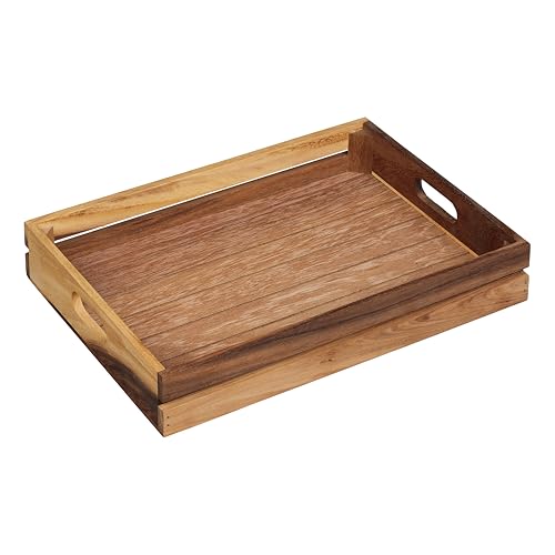 Tala Large Crate - Plain in Natural Acacia