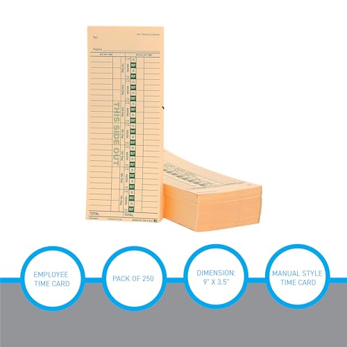 SSWBasics Employee Time Card - Pack of 250