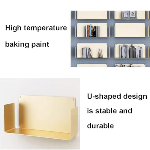 GRRICEPL Wall Decor Hanging Book Shelves, Hanging Storage Rack, File Storage Organizer Display Brochure Holder, Magazine Holder Wall Mounted (Color : Black, Size : 80x20x20cm)