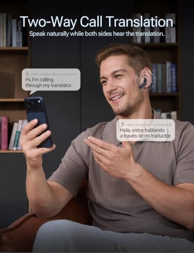 Timekettle W4 Plus AI Translator Earbuds, Bone Conduction Pickup