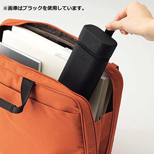 LIHIT LAB A7759-24 Stand Pen Case with Magnet, Black