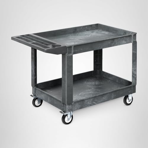 YITAHOME Utility Cart on Wheels 45 x 25 Inch w/Swivel Wheels(2 Brake)