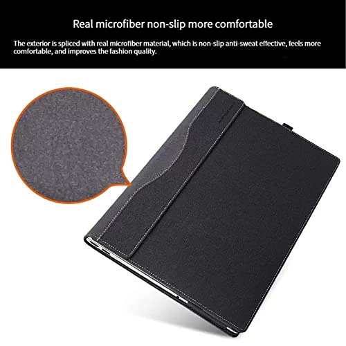 WODBAO for HP Elitebook 640 G9 14 Inch Laptop Case Elitebook 640 G10 Laptop Case Laptop Bag Protector PU Leather Case with Pen Holder Accessories (Dark Blue)