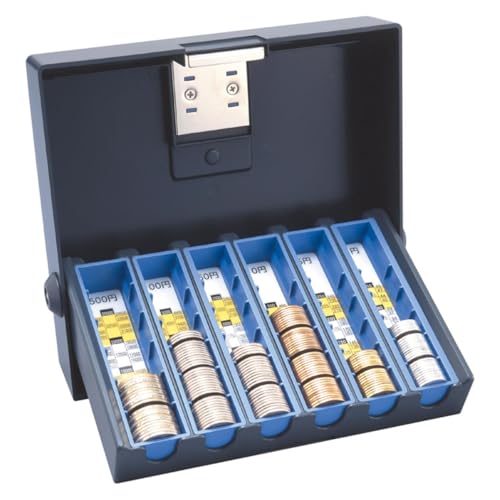 Carl MR-2010N Office Machine, Coin Cashier, Simple Register, Coin Counter, Coin Storage Box, Plastic