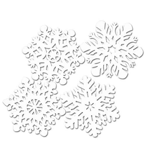 Beistle Snowflake Cardstock Wall Cutouts Winter Holiday Décor 12 Pack