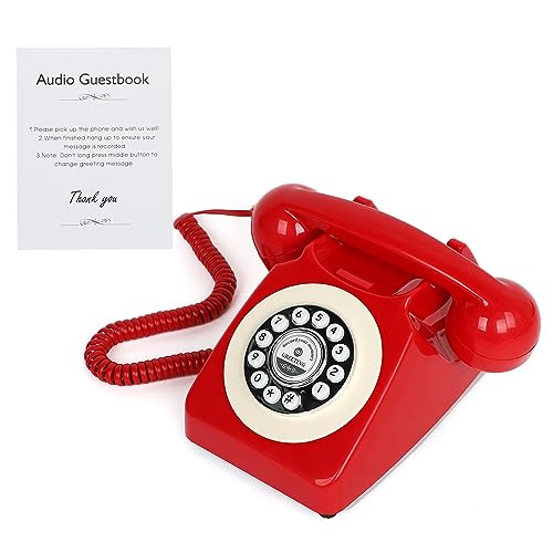 Audio Guest Book Record Customized Audio Messages with Audio Guestbook for Parties Weddings Birthdays Rentals Confessions Phone Record (Color : 2)