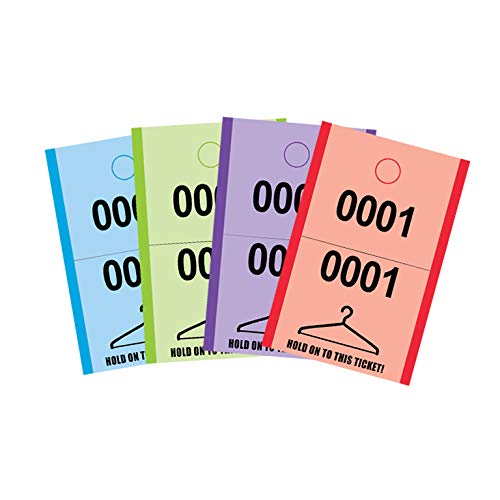 Coat Check Tickets - Hanger Image - Fast, Secure & Affordable Event Tickets by MyZone Printing (Green, 5000)