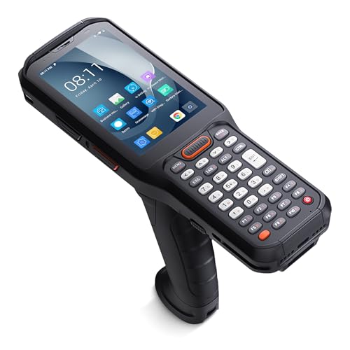 UROVO Inventory Scanner with Zebra Scanner, PDA with Pistol Grip, IP68 Rugged, NFC, 4G Wi-Fi 6, Handheld Warehouse