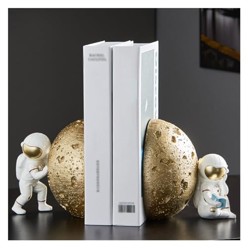 Book Organizer Bookends Resin Multifunctional Book Stopper Binder and Dividers School Supplies and Office Bookshelf(Gris)