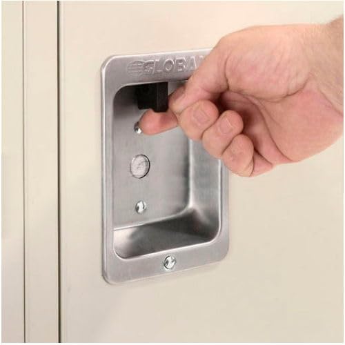 Global Industrial Infinity Two-Tier Two-Door Locker with Recessed Handle &