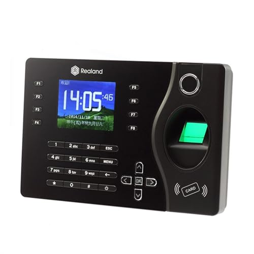 Biometric Fingerprint Time Attendance Machine with Card Reader, 2.8" TFT Screen, P2P Cloud, USB/TCP/IP, for Office, Factory, Hotel, School