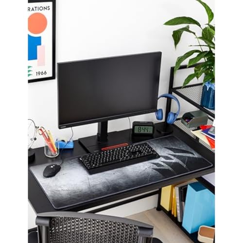 Corsair MM350 PRO Extended XL Premium Spill-Proof Cloth Gaming Mouse Pad – 36.6” Width x 15.7” Height Surface – Black/Gray