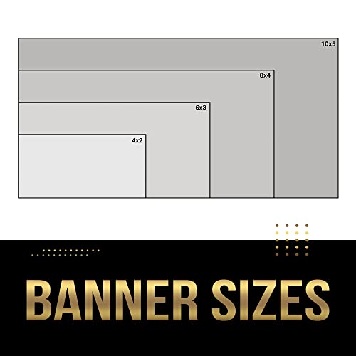 Custom Celebration Sign by DOT4DOT - Personalized for Happy Birthday Banner, Kids, Wedding, Parties, Grand Opening, Graduation, Congratulations (Celebration 27, 5x10)