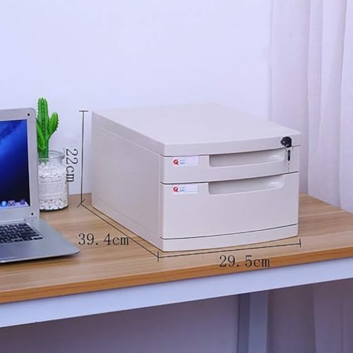 DOUYUANSHI File Cabinet with Lock， File Cabinet Flat File Desk Organizer Furniture File Cabinet with Lock Large Capacity Can Store A4 Files Bookcase
