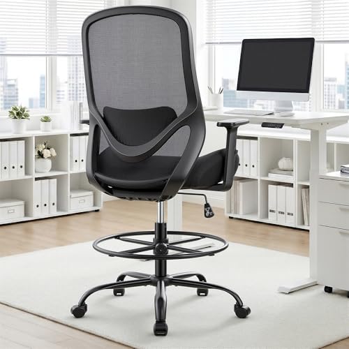 Drafting Office Chair Big and Tall 450lbs Heavy Duty for Standing Desk