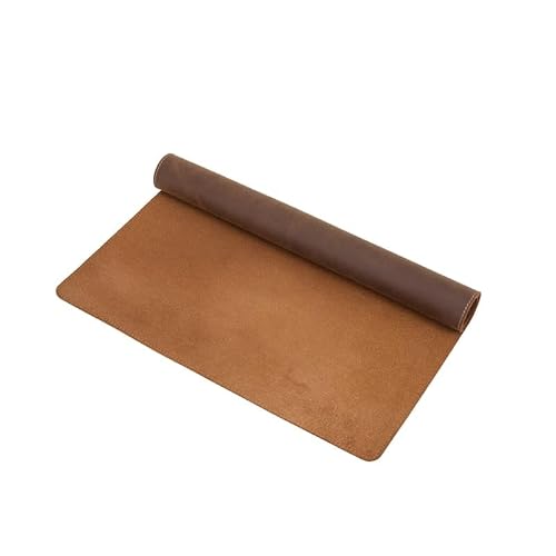 Retro Leather Pad Comfortable Flat Desk Mat
