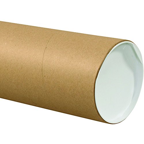 Partners Brand PP6030KHD Jumbo Mailing Tubes, 6" x 30", Kraft (Pack of 10)