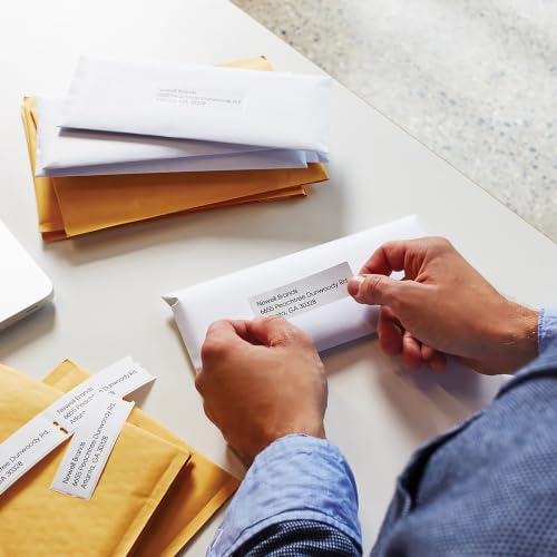 DYMO Authentic LabelWriter Large Address Labels | 36mm x 89mm | 24 Rolls of 260 Easy-Peel Labels (6240 Labels) | Self-Adhesive | for LabelWriter Label Makers