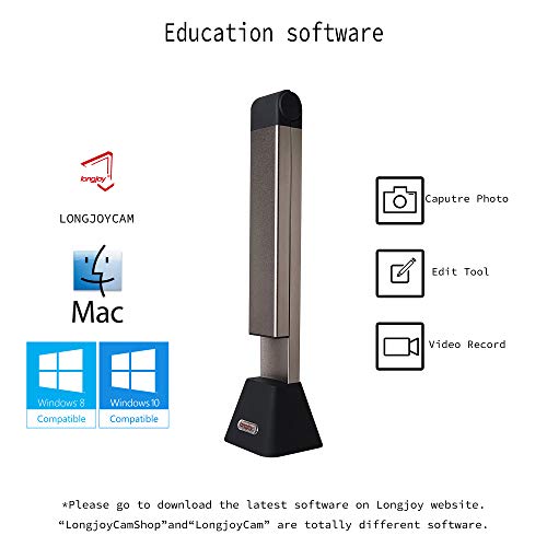 Longjoy Document Camera HD Digital Portable 8MP A3 USB Document Scanner LV-3 Series LV-3800