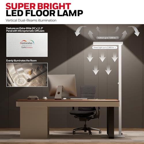 Honeywell 02E Pro Sunturalux LED Floor Lamp 10400LM Full Spectrum