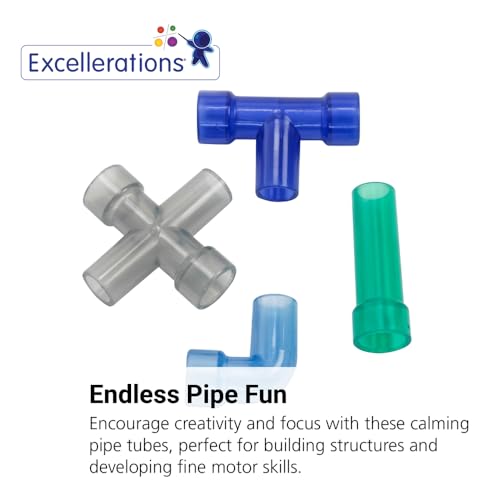 Excellerations Calming Pipe Tubes - 200 Pieces