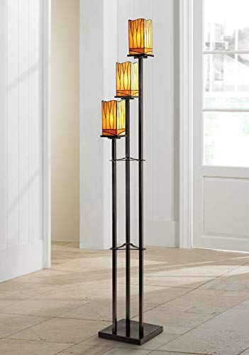 Sedona 72" Tall Tiffany-Style 3-Tier Floor Lamp Living Room