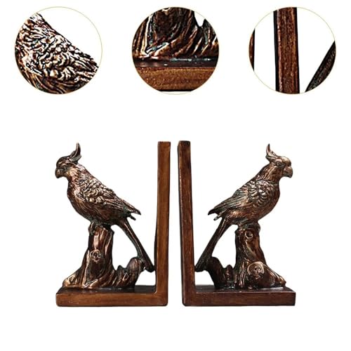 Book Organizer Bookends Book Holders Bookshelf Decorations Tabletop Decor for Living Room Shelf