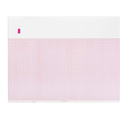 3 set- 2009828-061 PT# 2009828-061- Mac 1200 Chart Paper Red Grid 8.5 x 11 Ea by, GE…