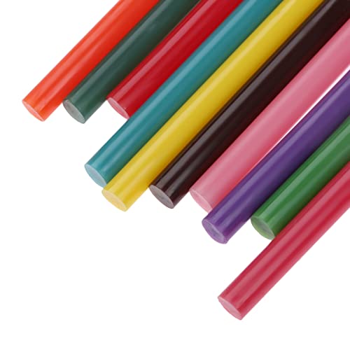 TEOYETTSF 50Pcs 7x100MM DIY Hot Melt Glue Stick Adhesive Colorful For Electric Gun Car Audio Craft Repair Sealing Wax