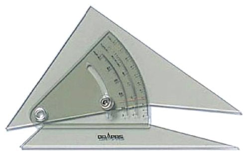DRAPAS 13906 Flexible Slope Ruler, 0.1 inch (3 mm) Thick, 5.9 inches (15 cm)