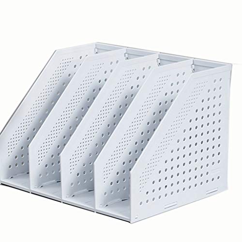 File Holder Folder Rack Magazine Rack Newspaper Rack File Classification Book Rack File Storage Rack Suitable for Office Home Decoration File Folder Rack (Color : B)