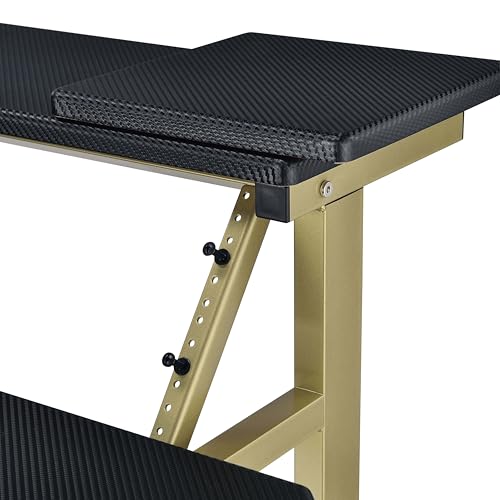 Acme Saida Rectangular Music Desk with Headphone Holders in Black