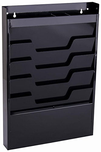 Displays2go Office Wall Rack for File Folder or Magazine