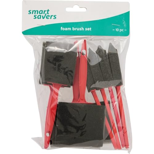 10-Piece Foam Brush - Smart Savers