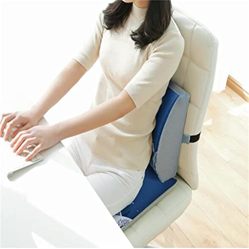 UOHLCX Chair Cushion Office Seat Back Lumbar Support Set