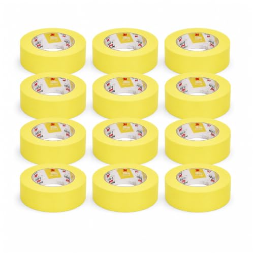 3M Automotive Refinish Masking Tape 388N 06654, 36 mm x 55 m, 12 Rolls