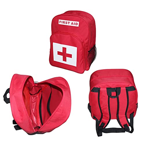 Medical Trauma Bag Empty, Large Capacity First Aid Responder Bag Portable Medical Supplies Safety First Aid Backpack for Medical Supplies