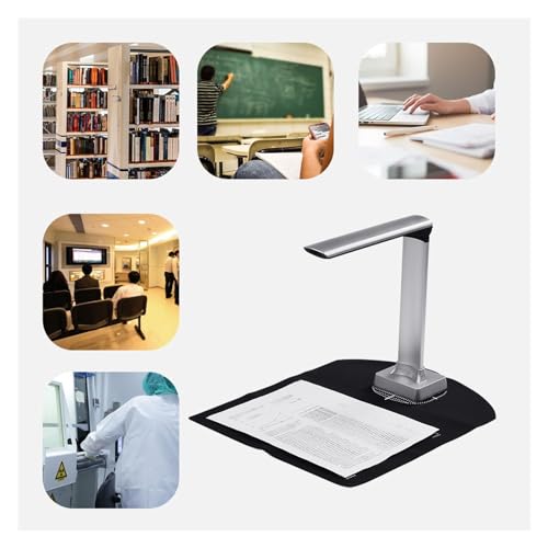 5MP Document Camera Book Scanner, Capture Size A4 BK34 for File Recognition