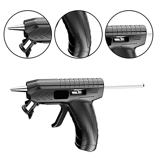 TEOYETTSF 40W Electric DIY Hot Melt Glue Guns Rechargeable Lithium Machine Hand Craft Power Tool for KIT
