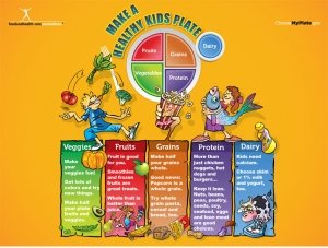 nutritioneducationstore.com My Plate Kids Banner 48x36