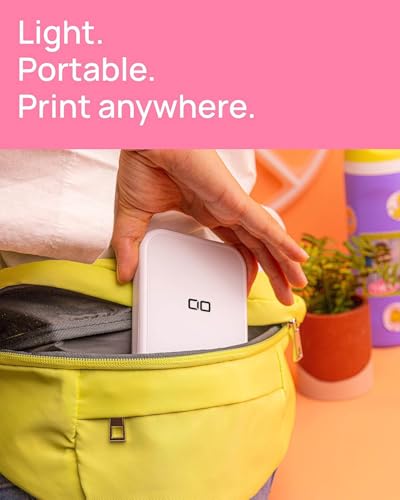 CIO Mini Photo Printer with Adorable Design and Quick Printing Function for Capturing Memories