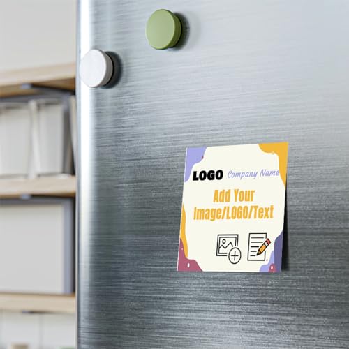 Personalized Sticky Notes - Add Your Own Image, Text, or Logo Custom Self-Stick Pads - 50 Sheets Per Pack - for Office, School, Business Marketing, or Party Supplies - 3" x 3" - 50 Pack