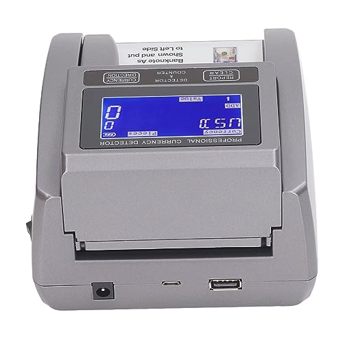 Money Counter Machine, High Efficiency LED Display 120 SheetsMinutes Multiple Modes Bill Counter 100-240V for Shops (US Plug)