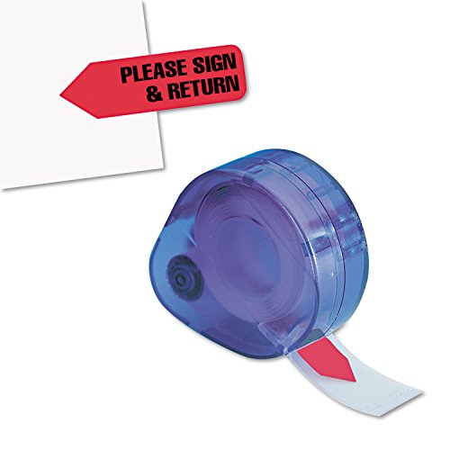 Redi-Tag 91037 Arrow Message Page Flag Refills"Please Sign & Return" Red 120/Roll 6 Rolls