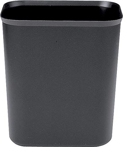 Rubbermaid Commercial Products Fire Resistant Wastebasket 7GAL/28 QT, Black, for Hospitals/Schools/Hotels/Offices