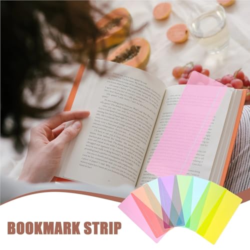 Reading Guide Strips 24-Pack Guided Reading Highlight Strips, Horizontal Bookmarks for Students