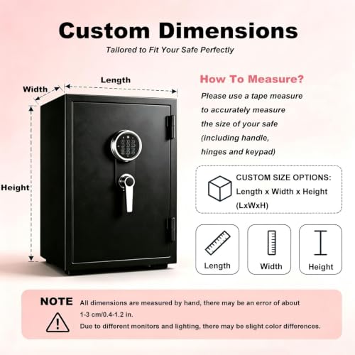 QGBDDP Safe Box Cover for Home Safe, Concealed Appearance, Grey