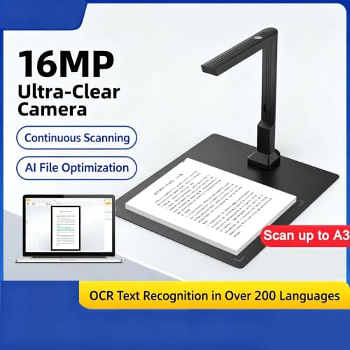 Pro A3 Ultra Professional Smart Portable Document 16MP Book Scanner